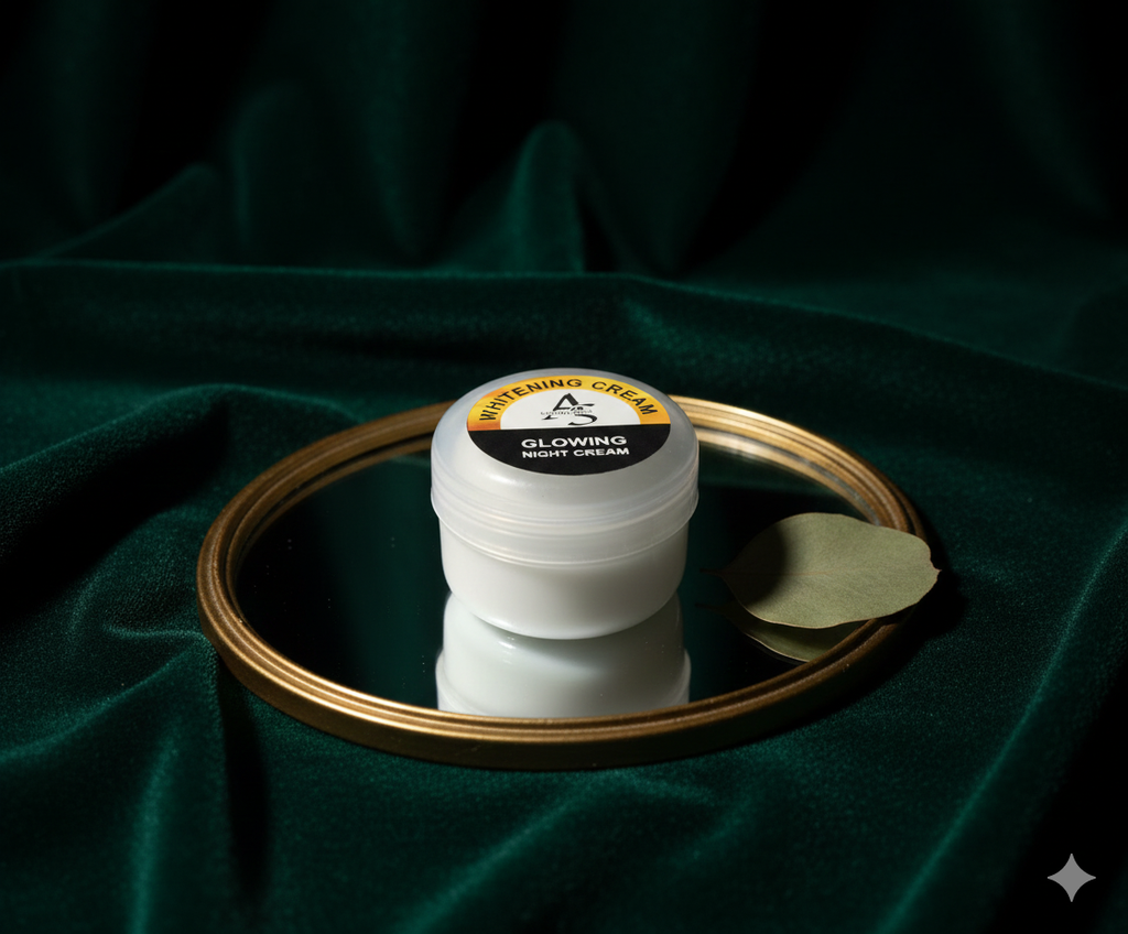 AS Cosmetics Glowing Night Cream – Brightening & Pigmentation Removal Formula (15g)