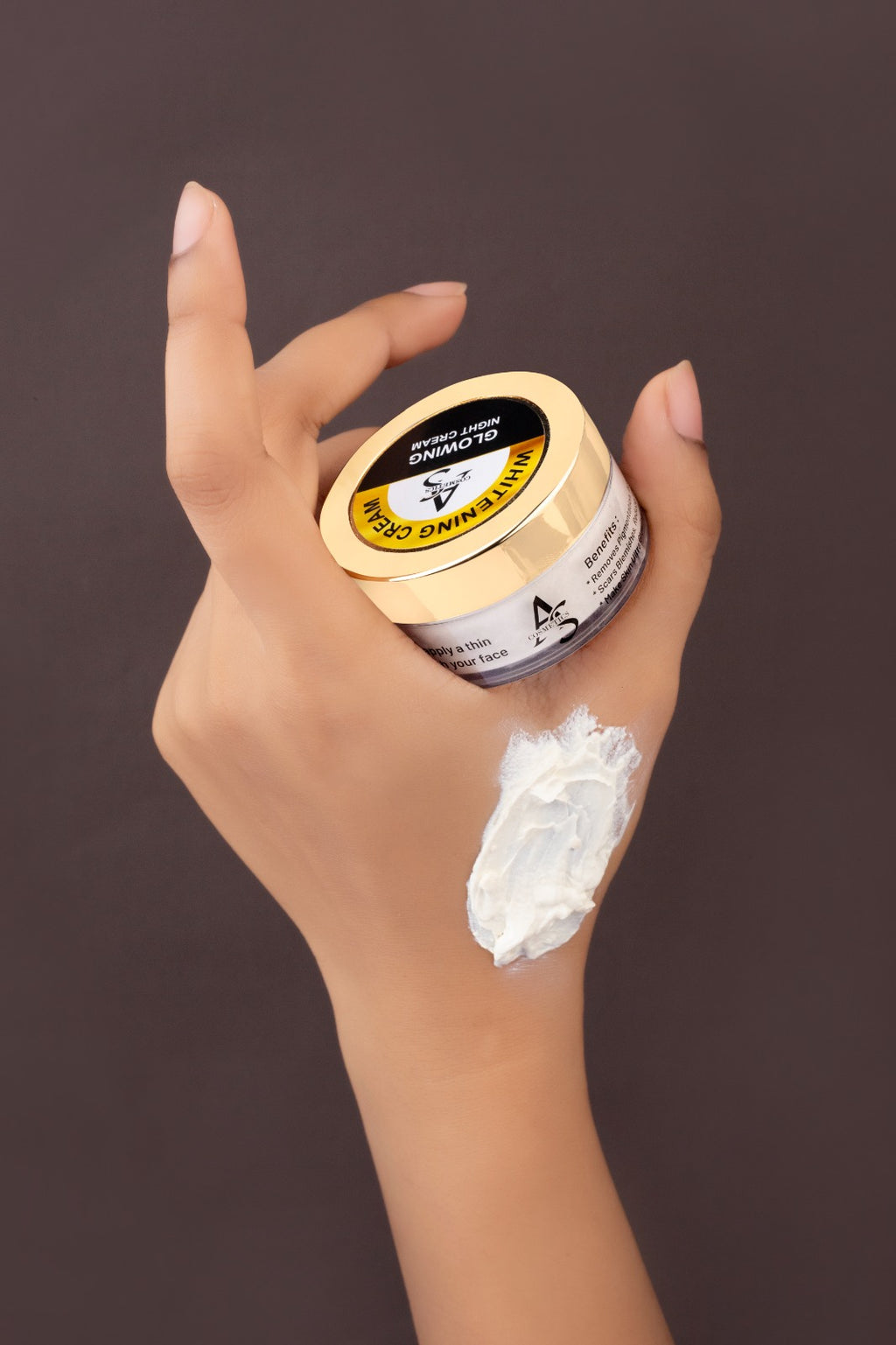 ✨ AS Cosmetics Glowing Night Cream – Brightening & Pigmentation Removal Formula (25g)