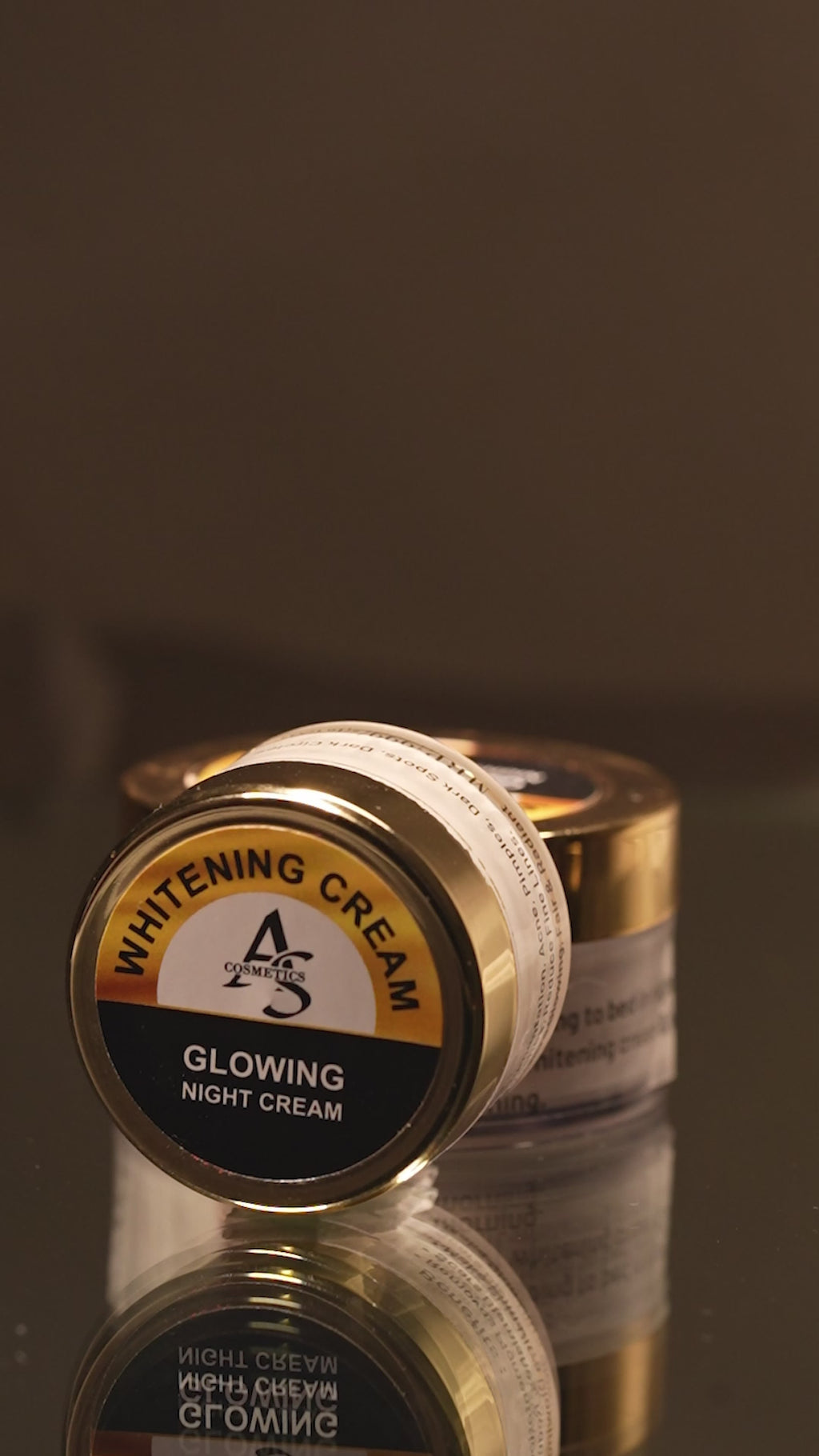 ✨ AS Cosmetics Glowing Night Cream – Brightening & Pigmentation Removal Formula (25g)