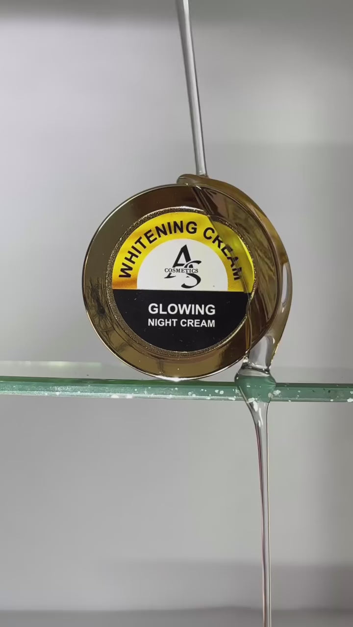 ✨ AS Cosmetics Glowing Night Cream – Brightening & Pigmentation Removal Formula (25g)